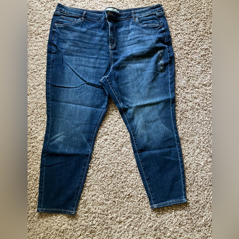 Sonoma Skinny Jeans in Classic Blue 28w new with tag but it fell off.